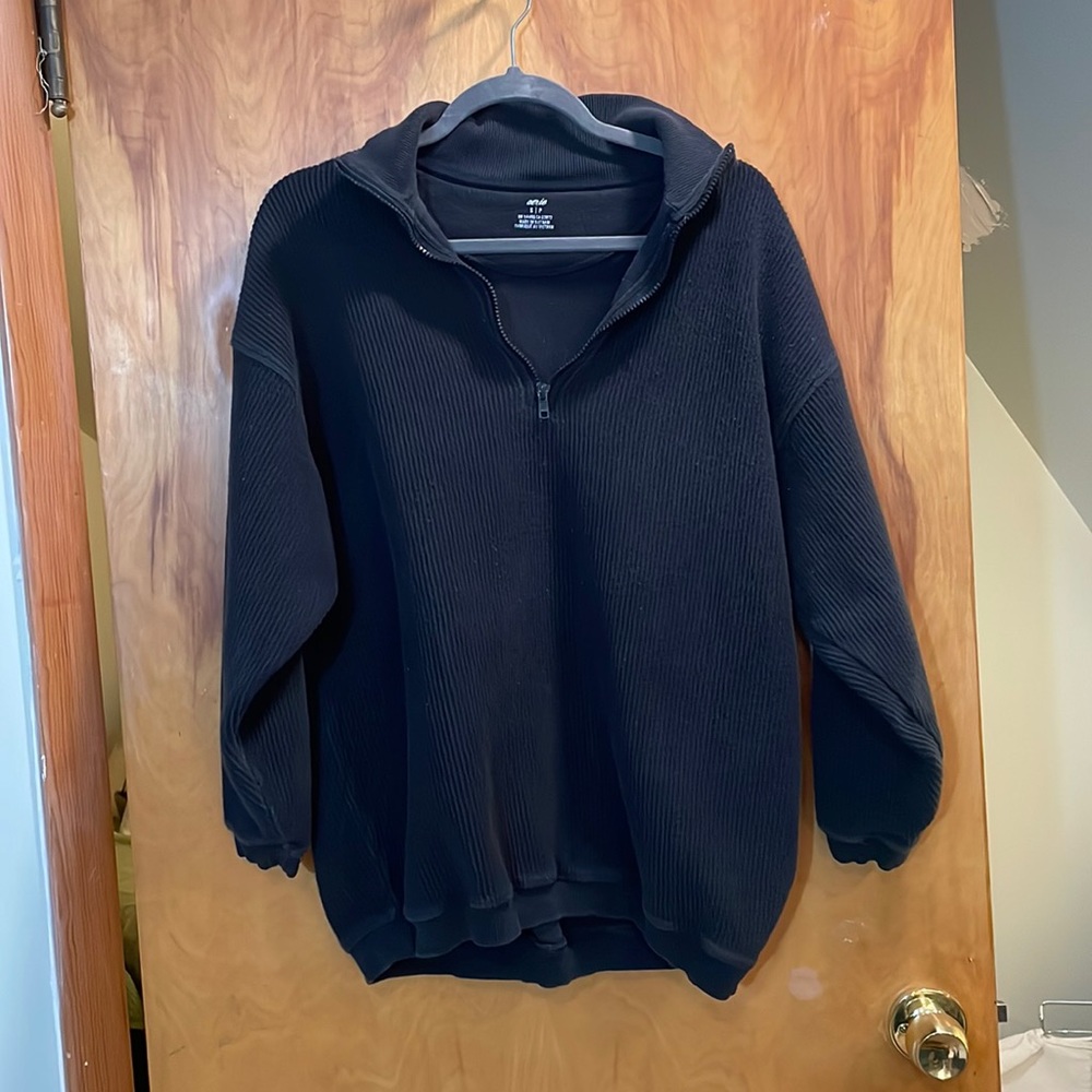 Aerie Cable Knit Half-Zip Pullover